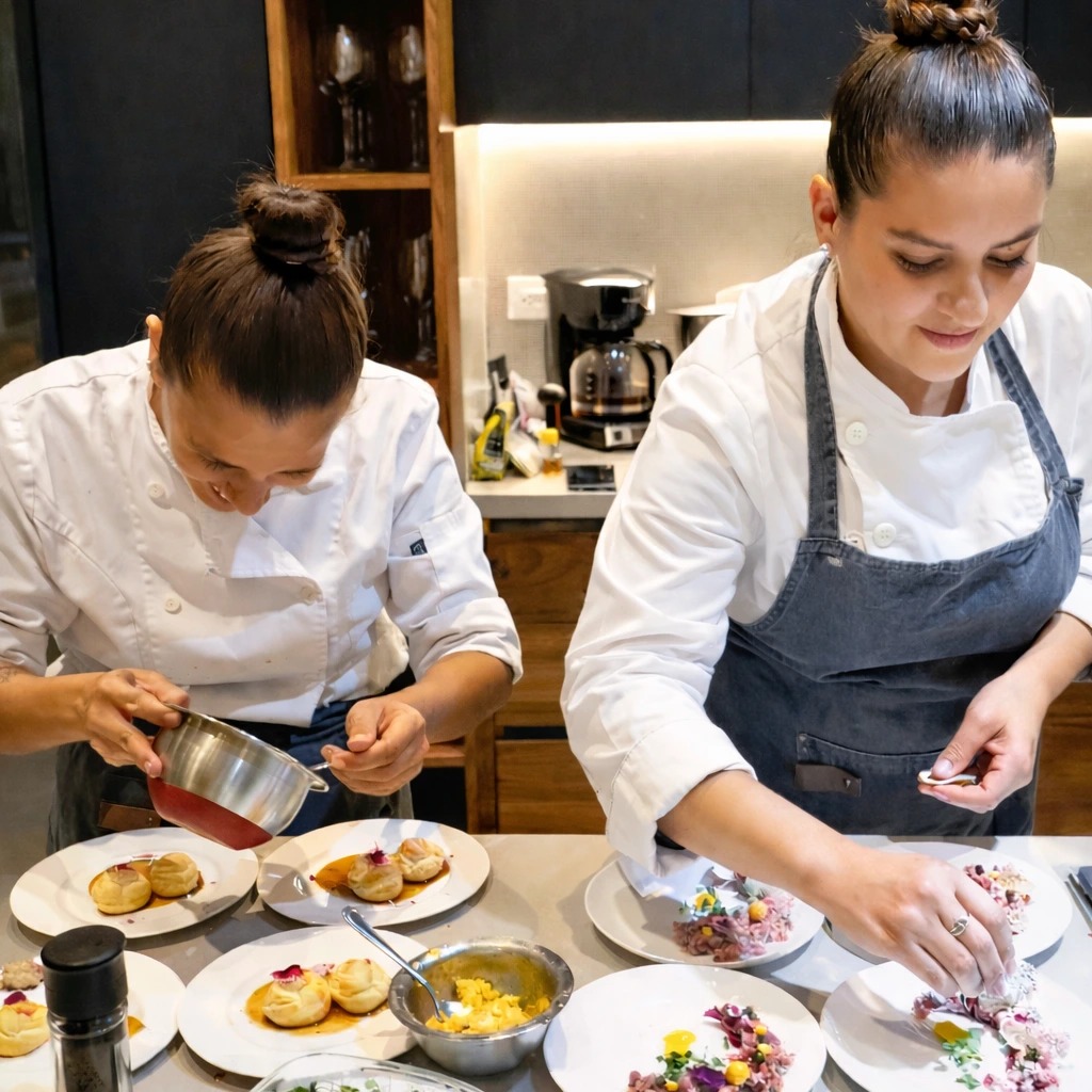 Luxua Private Chef Maria Antonieta's Team-Coco