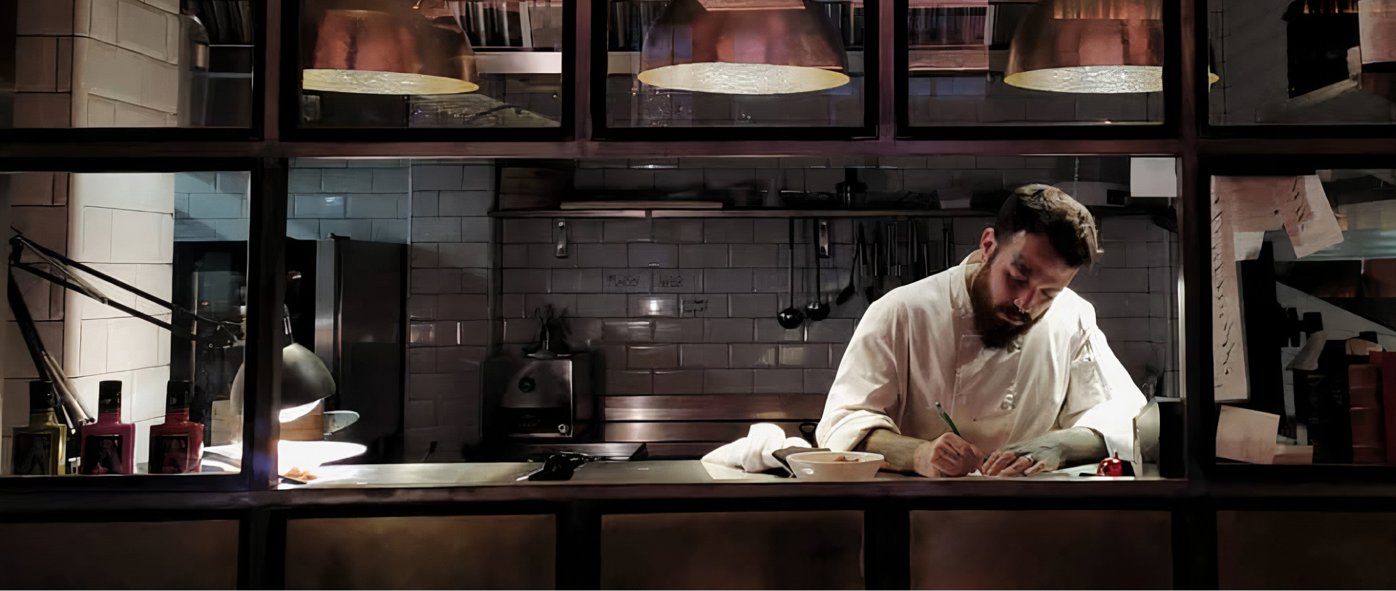 private chef working from a home kitchen